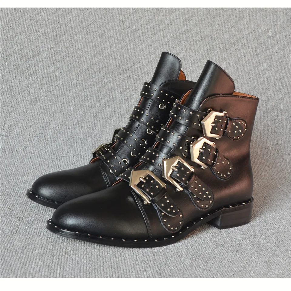 flat biker boots women's