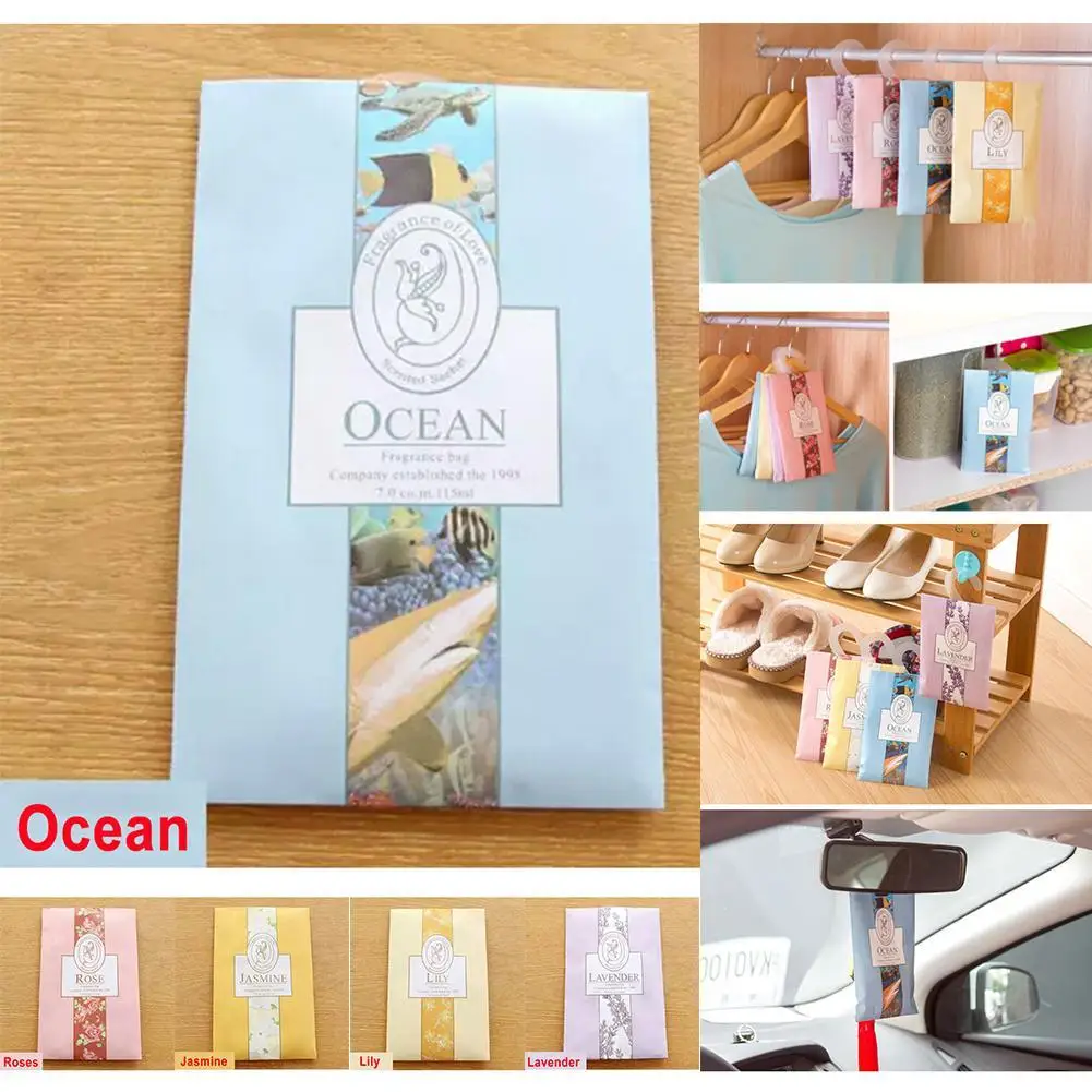 

Hanging Scented Wardrobe Fresh Clothes Freshener Sachet Perfume Amazing
