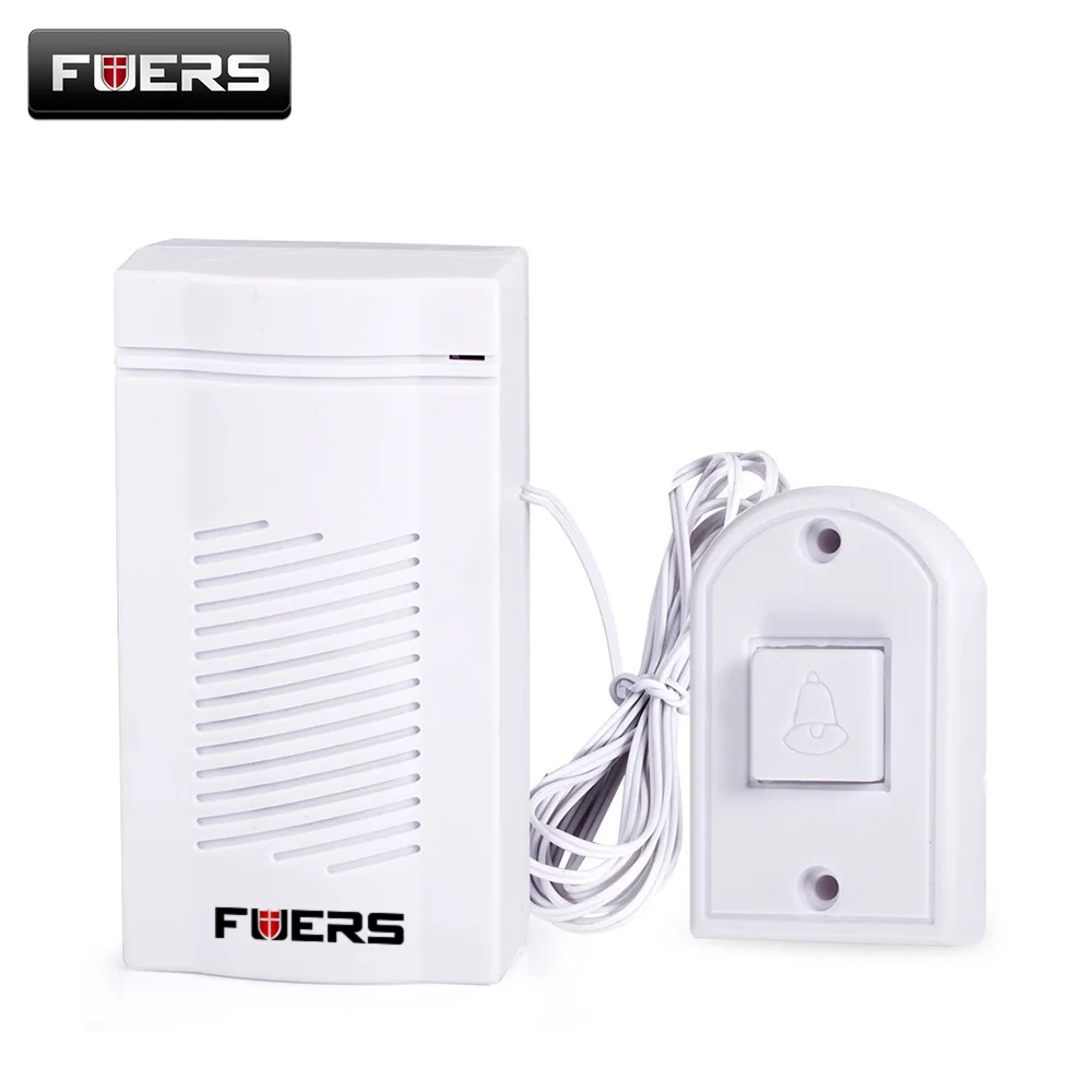 Fuers Doorbell Wired Simple Design Wired Alarm Doorbell Loud Sound