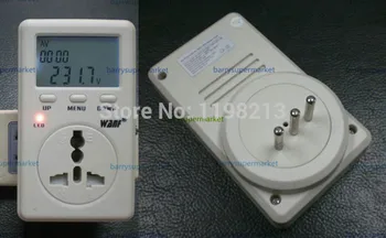 

Digital Electricity Energy Meter Tester Monitor indicator Voltag Power watt Balance Energy saver Meter WF-D02A Italy Chile plug