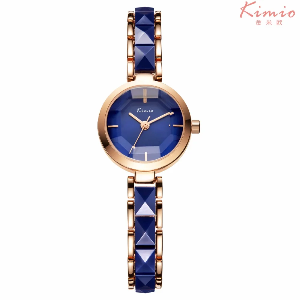 

Kimio Brand Women Watch Ladies Imitation Ceramic Gold Casual Watches Montre Femme Women's WristWatches Relojes Mujer Montre