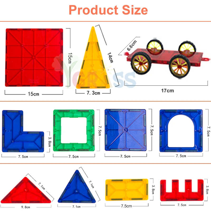 Магнитные блоки, игрушки, детские магниты, квадратные строительные игры, конструктор, плитка, кирпичи, модель, развивающие игрушки для детей