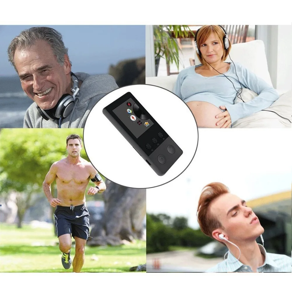 Металлический Bluetooth MP3 плеер 8 Гб 1,8 дюймов экран воспроизведение 50 часов с fm-радио электронная книга Аудио Видео плеер портативный Walkman