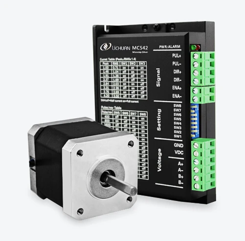 Lichuan NEMA 23 шаговый двигатель 1 Нм LC57HS6430 с цифровым 2 фазным шаговым приводом 5.6A MC556