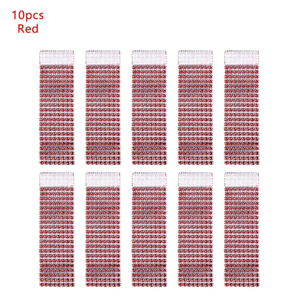 10 шт./лот салфетка алмазные кольца держатель для свадьбы DIY чашка цветочный орнамент вечерние декор для банкетного стола аксессуары оптом