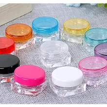 Высокое качество Прозрачные Разноцветные 10 шт. косметические пустые банка для пищевых продуктов тени для век Макияж Контейнер для крема для лица почта GUB, 5 г