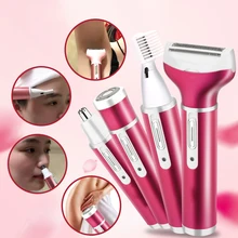 Safe Electric Adult Shaving Rechargeable Nose Ear Hair Removal Tool Vibrissae Trimmer Mute Handy Cleaner Cutting Machine