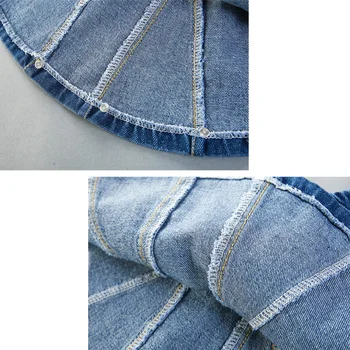 Girls Skirts 2019 Baby Girls Denim Skirt Toddler Children Jean Skirt Summer Style Cute Infant Child Kids Rivet Skirts Children 6