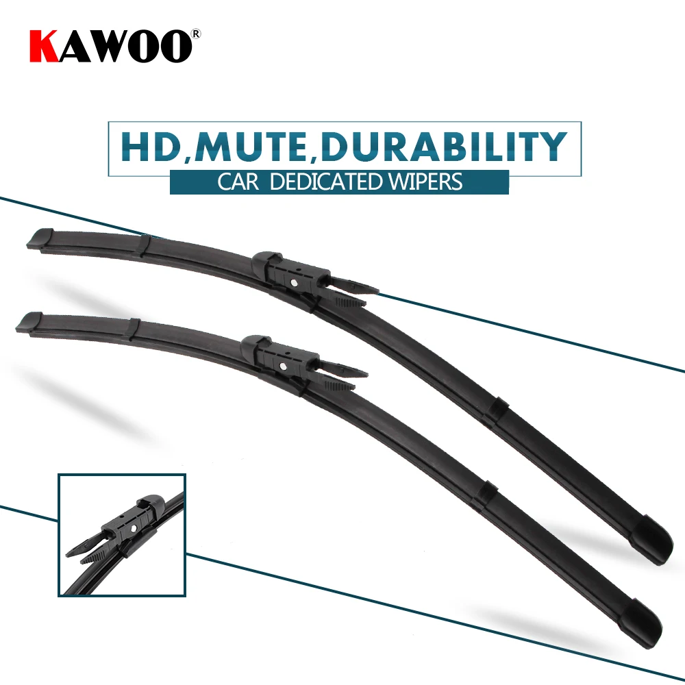 

KAWOO 2pcs Car Wiper Blade 26"+16" For OPEL Corsa D, (2006-) Auto Soft Rubber Windcreen Wipers Blades Car Accessories Styling
