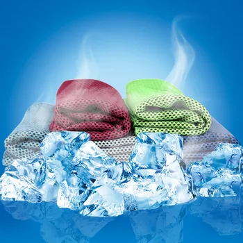 

Multicolor 100*30cm Ice Towel Utility Enduring Instant Cooling Towel Heat Relief Reusable Chill Cool Towel Cold towel
