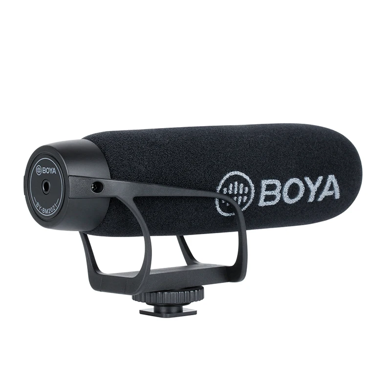 BOYA BY BM2021 Cardioid на камеру микрофон для DSLR Nikon Canon камкордер телефон с 3 5 мм TRS TRRS