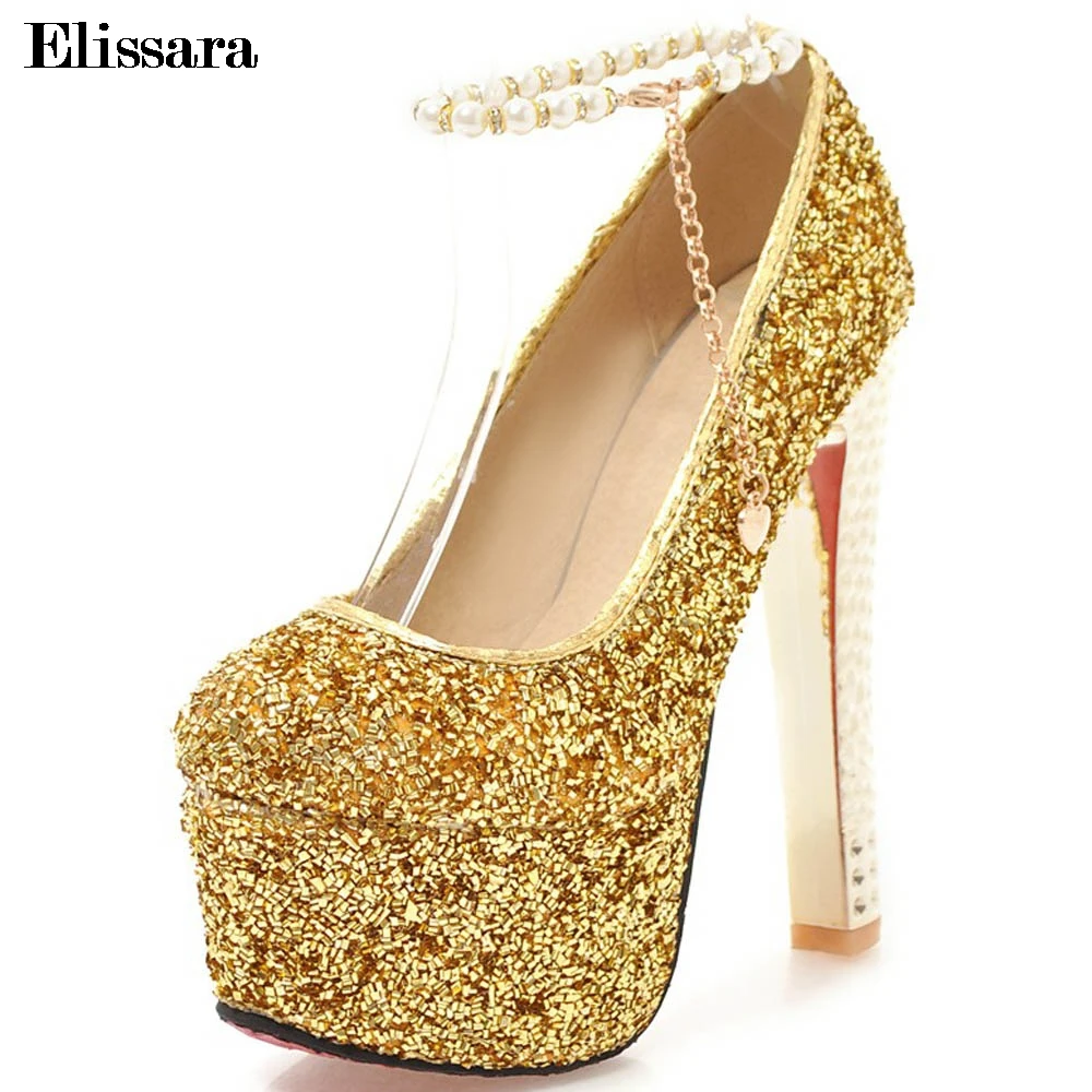 ankle strap platform stilettos