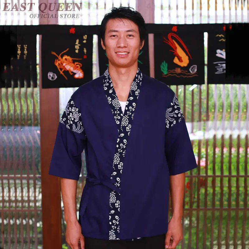 

Sushi costume sushi chef uniform accessories Japanese restaurant uniforms chef jackt clothes waiter catering clothing DD1030