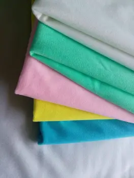 

High quality polyester glow Flocked cloth DIY Fabric patchwork Tissue Kids Baby Bedding Textile for sewing Tilda Doll