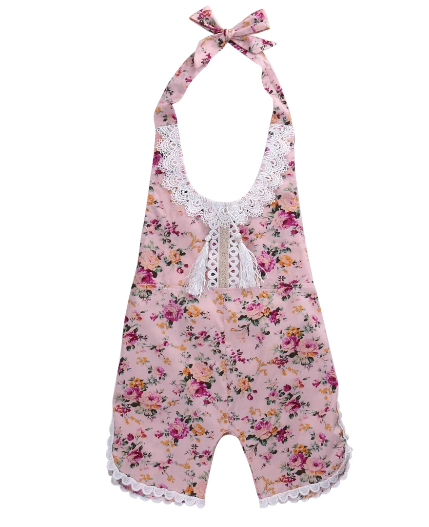 Cute Newborn Casual Infant Toddler Baby Girls Floral Romper Jumpsuit