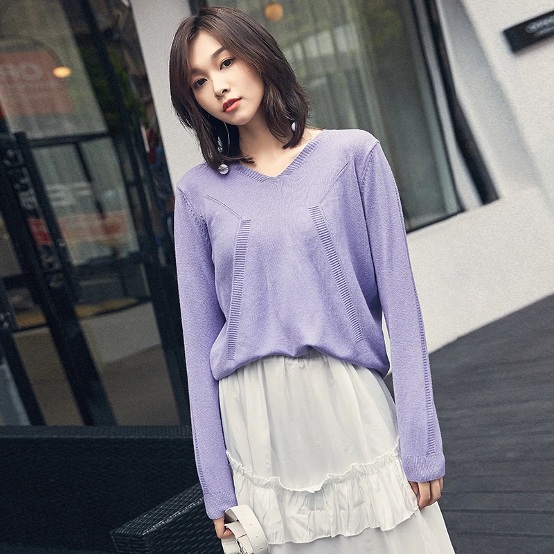 Causal Befree Women Sweaters Fine Flat Knit Pullovers Sweater Pull Femme Hiver 2018 Jumper Sweater Winter Clothing CQM18172