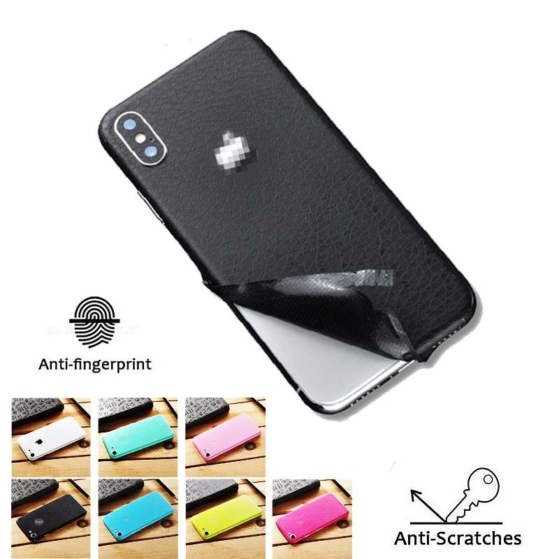 

Skin Pattern Sticker for IPhone 6 7 8 Plus XS MAX Back Film Thin Screen Protector Cover Color Paster Rear Decorative Back Film