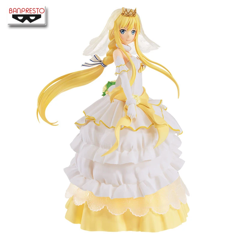 

Japan Anime "Sword Art Online: Code Register" Original Banpresto EXQ Collection Figure - Wedding Alice