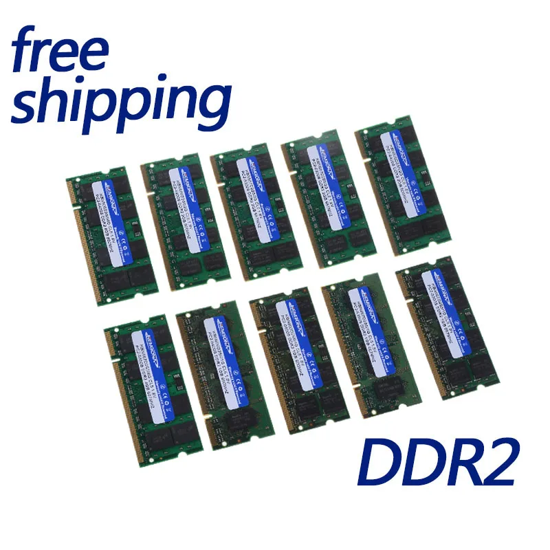 Kembona brand مختومة ddr2 667 ميجا هرتز/800 ميجا هرتز 1 جيجابايت/2 جيجابايت sodimm ذاكرة رام ميموريال رام 200-pin عمر ل الدفتري المحمول الضمان