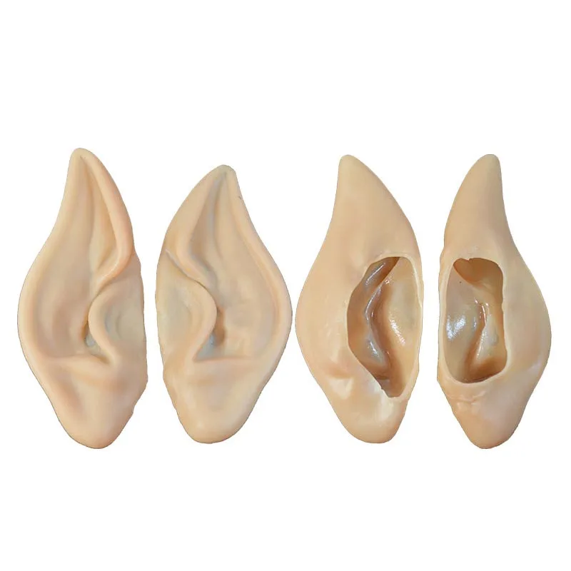 

Latex Fairy Elf Ears Cosplay Accessories Halloween Party Cosplay Soft Pointed Ear Props