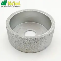 Diatool Dia75mmX30mm ручной шлифовальный круг вакуумной пайки алмаз плоские шлифовальные профиль колеса, колеса для камень, искусственный камень