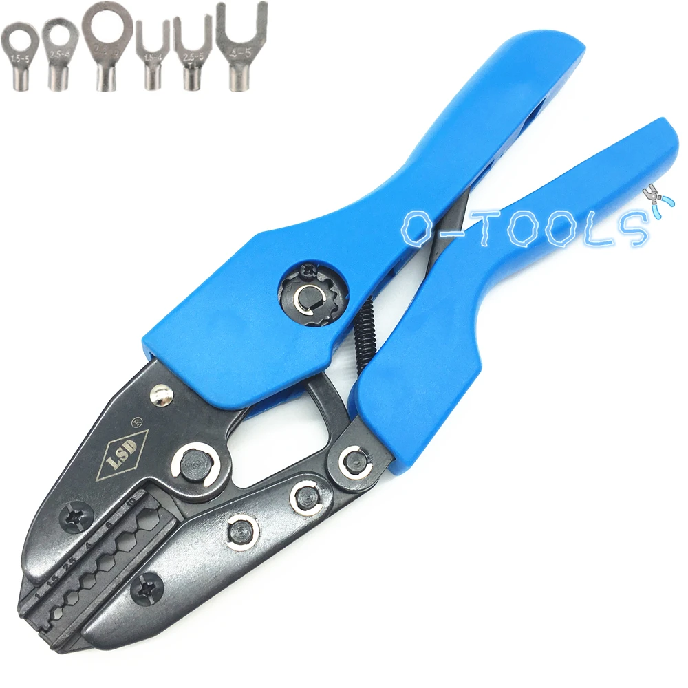 

AN-110TX Non-insulated terminal crimping tool 22-8AWG hexagonal crimper pliers for electrical wire naked connector