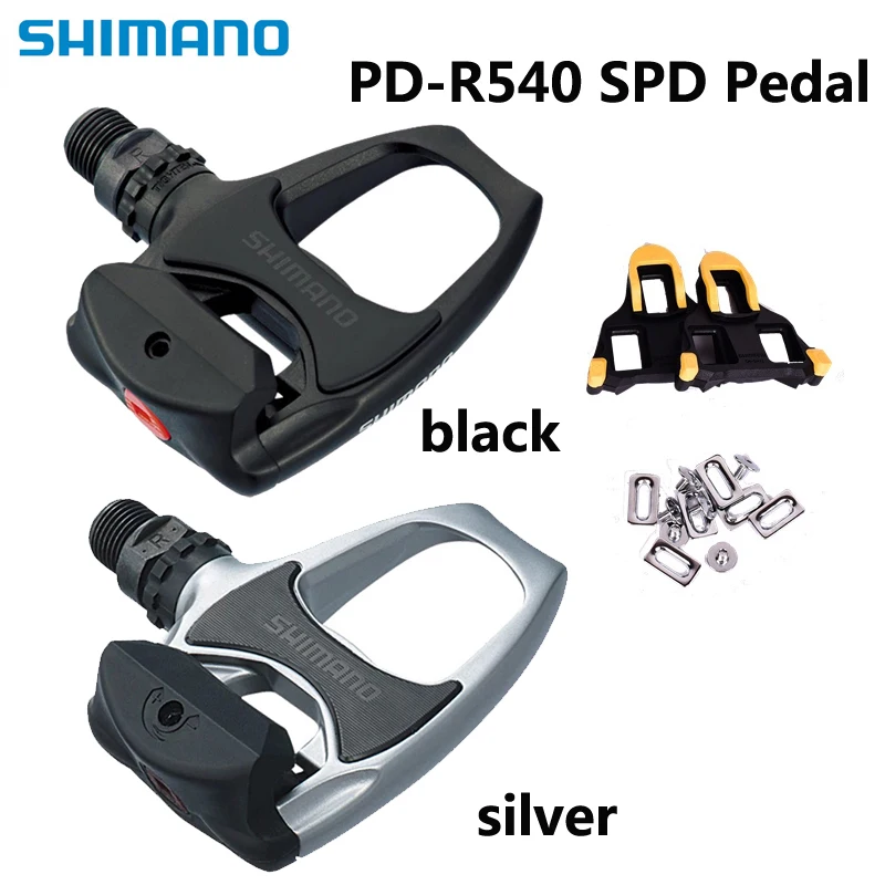 

2018 Shimano PD R540 Self-Locking SPD Pedals Components Using for Bicycle Racing Road Bike Parts With SH11 Cleats inside