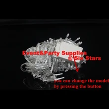 10 м 100 светодиодный свет шнура Рождество/Свадьба/Вечерние украшения ночные светильники AC 110 V 220 V наружный водонепроницаемый светодиодный светильник 9 цветов