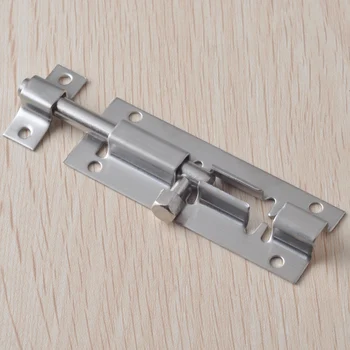 

DHL Free Shipping 100pcs of 2inch Stainless Steel Square Door Bolt Latch Gate Lock With Screw