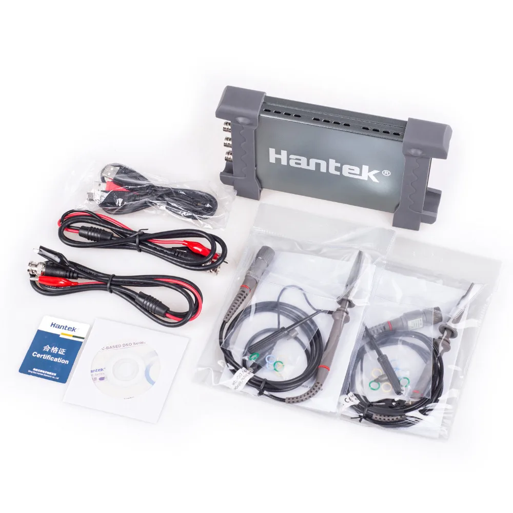 

Hantek 6074BE 4-channel car oscilloscope digital 70Mhz bandwidth USB car virtual diagnostic oscilloscope