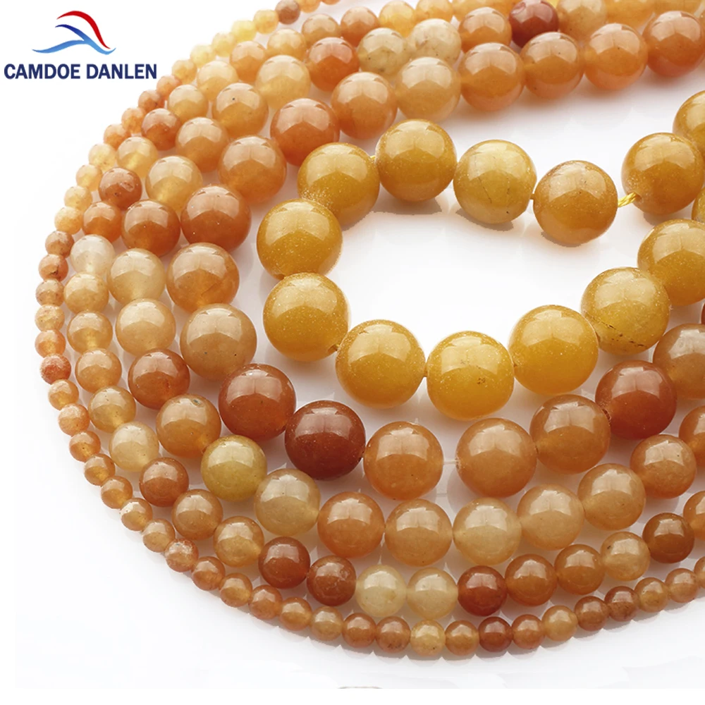

Round Shape Fashion 4mm 6mm 8mm 10mm Round Red Aventurine Natural Stone DIY Loose Beads for jewelry Making Strand 15 inches