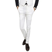 Мужское платье брюки хлопок Азия Размер 29-36 мужские брюки тонкий дизайн брюки мужские 7 цветов выбор