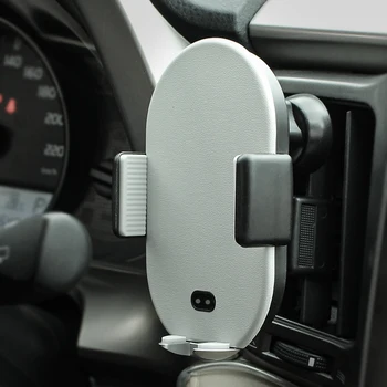 

10W Wireless Car Charger Automatic Clamping Fast Charging Phone Holder Mount in Car for iPhone xr Huawei Samsung Smart Phone