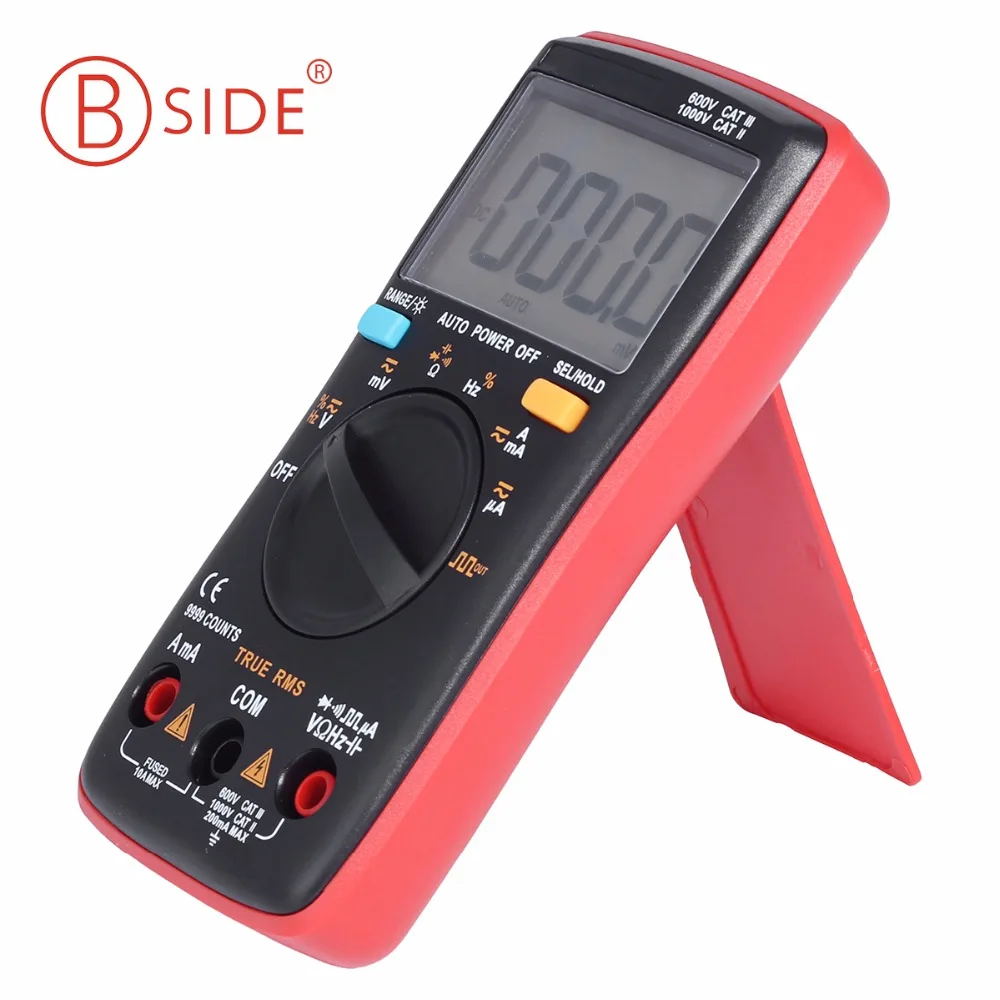 BSIDE ZT109 Профессиональный практичный 9999 отсчетов Ture RMS цифровой мультиметр