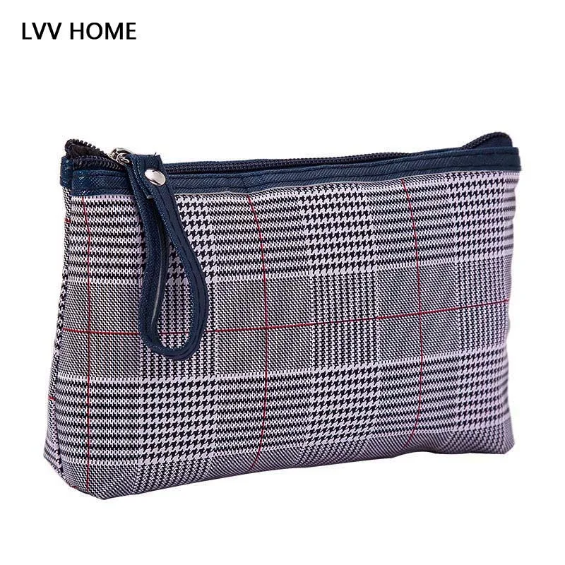 LVV HOME New Portable Small PU Cosmetic Bag/Leather Travel Makeup Case Purse Organizer beauty ...