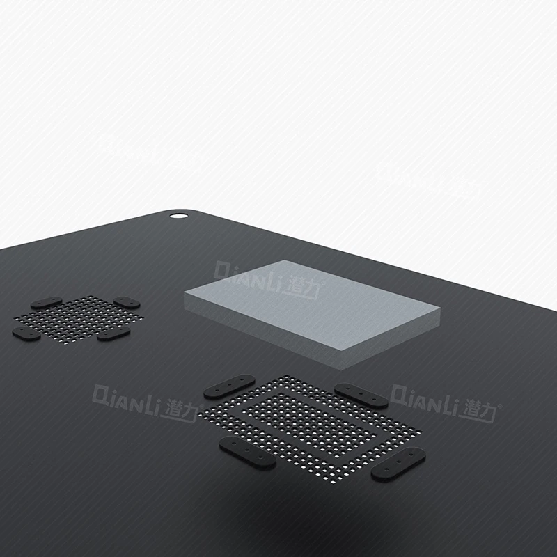 3D черный стальной набор трафаретов для пайки BGA для iPhone 5S 6 6P 6S 6SP 7 7P 8 8P power Logic посадка олова шаблон пайки