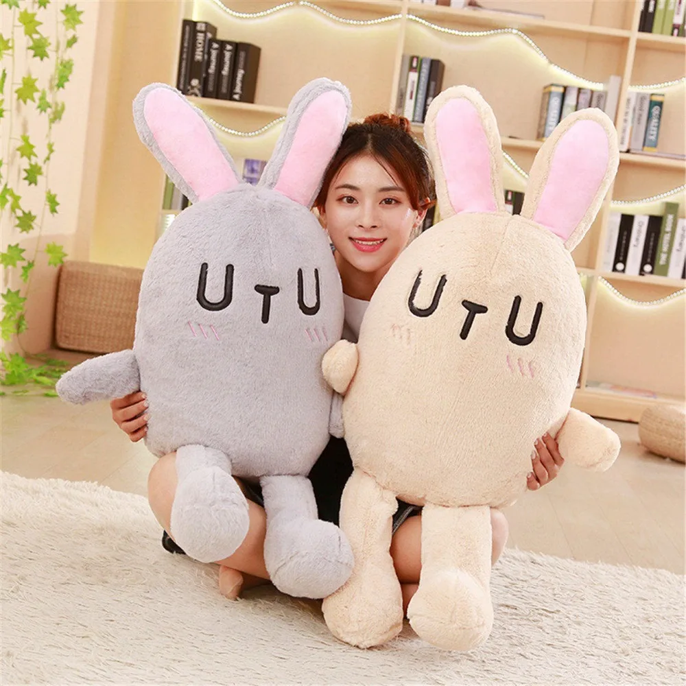 

Babiqu 1pc 45/60cm Cute rabbit plush toy stuffed soft rabbit doll pillow baby kids toys animal toy birthday christmas gift
