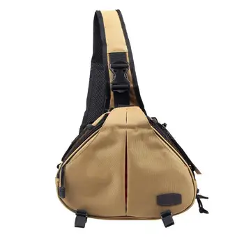 

Caden K1 Waterproof Fashion Casual DSLR Camera Bag Case Messenger Shoulder Bag for Canon Nikon Sony Khaki