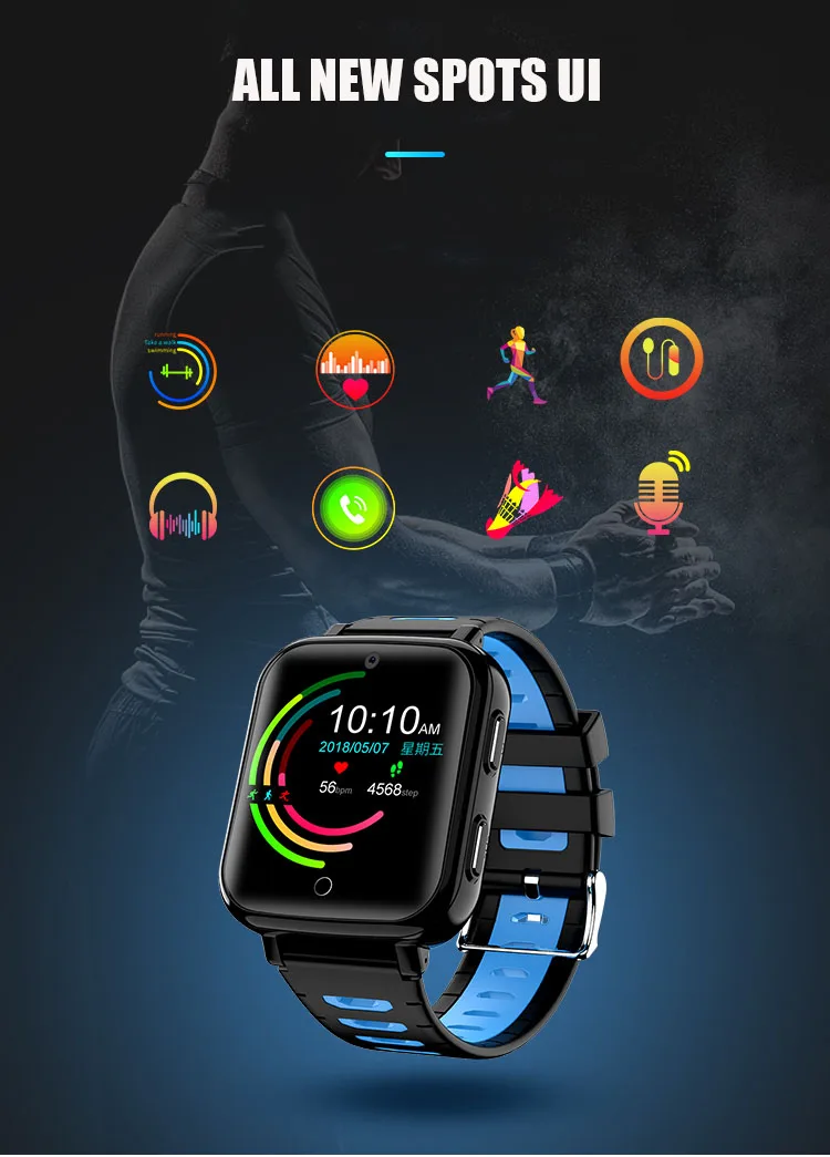 Новое поступление ip68 настоящий водонепроницаемый плавательный стиль 4G Детские умные часы sim карта gps SOS wifi Android умные gps часы для мальчиков и девочек