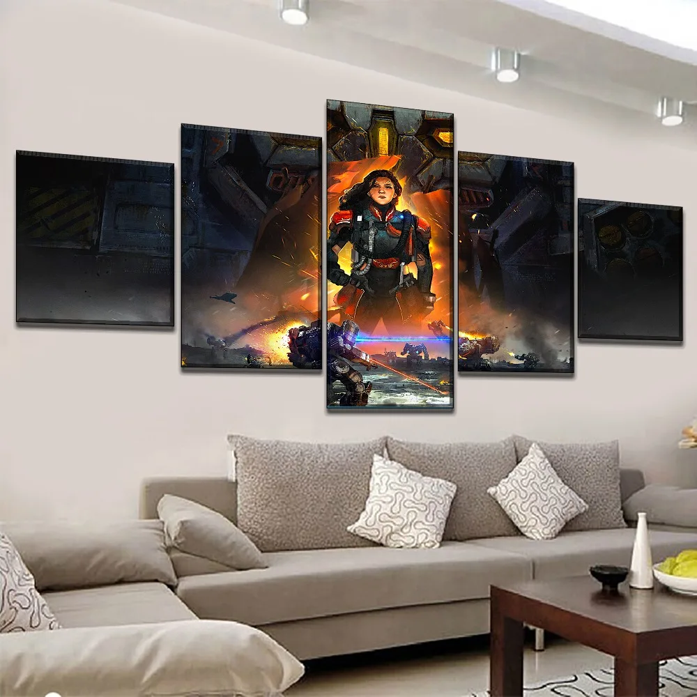 Wall Art модульные картины холст картинки HD печати Battletech игры картина 3 предмета Kamea