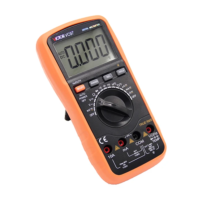 VICTOR VC97 Auto Range DMM AC DC Voltmeter Capacitance Resistance