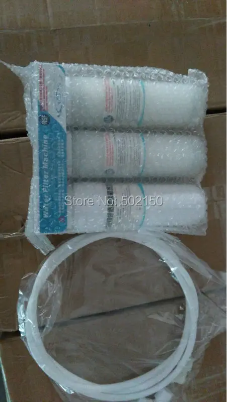 

filter cartridge (three units pre-filters and one activated carbon filter)