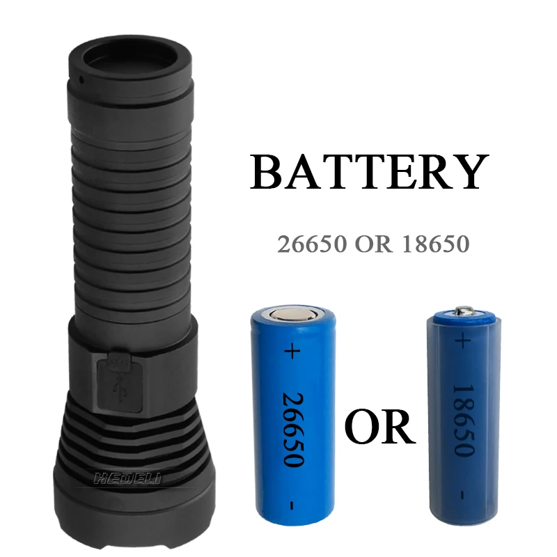 2019 NEW lanterna CREE XM-L L2 LED flashlight 26650 battery rechargeable gladiator torch lamp Suitable for camping hunting light | Освещение