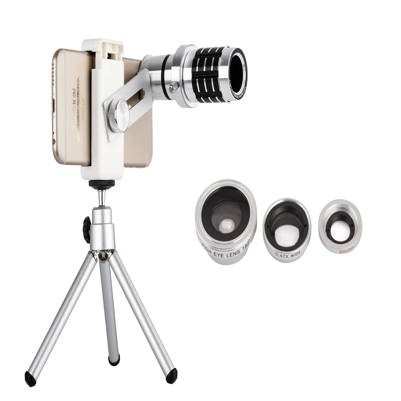 12X Telephoto Lens font b Lenses b font 4 In 1 font b Phone b font