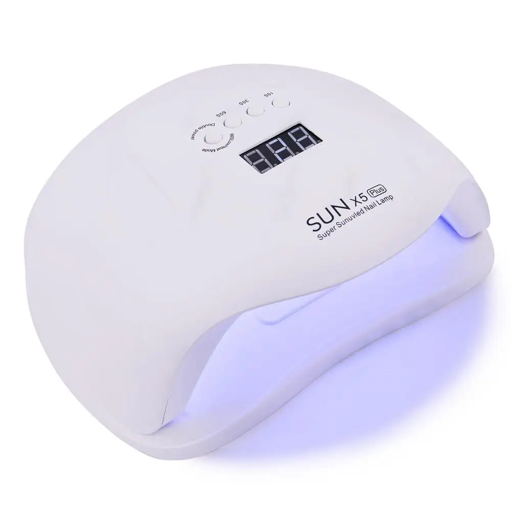 SUN X5 Plus-54w SUN X5 Plus УФ светодиодный Сушилка для ногтей 54 Вт Гель-лак отверждения лампы с нижним таймером ЖК-дисплей быстросохнущая лампа для ногтей маникюрные инструменты - Цвет: SUN X5 Plus-54w