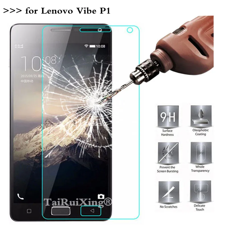 2.5D 0 26 мм 9H закаленное стекло для защиты экрана Lenovo Vibe P1 P 1 закаленная Защитная
