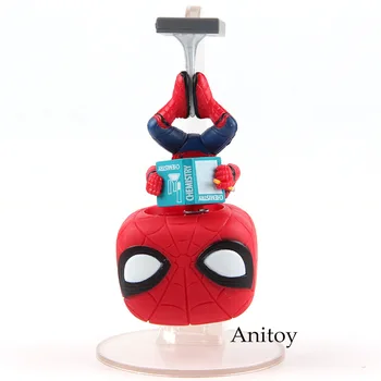 

Vinyl Figure Spider Man Bobble Head Homecoming Spiderman Hot Toys PVC Marvel Action Figure Collection Toy with Retail Box 14cm