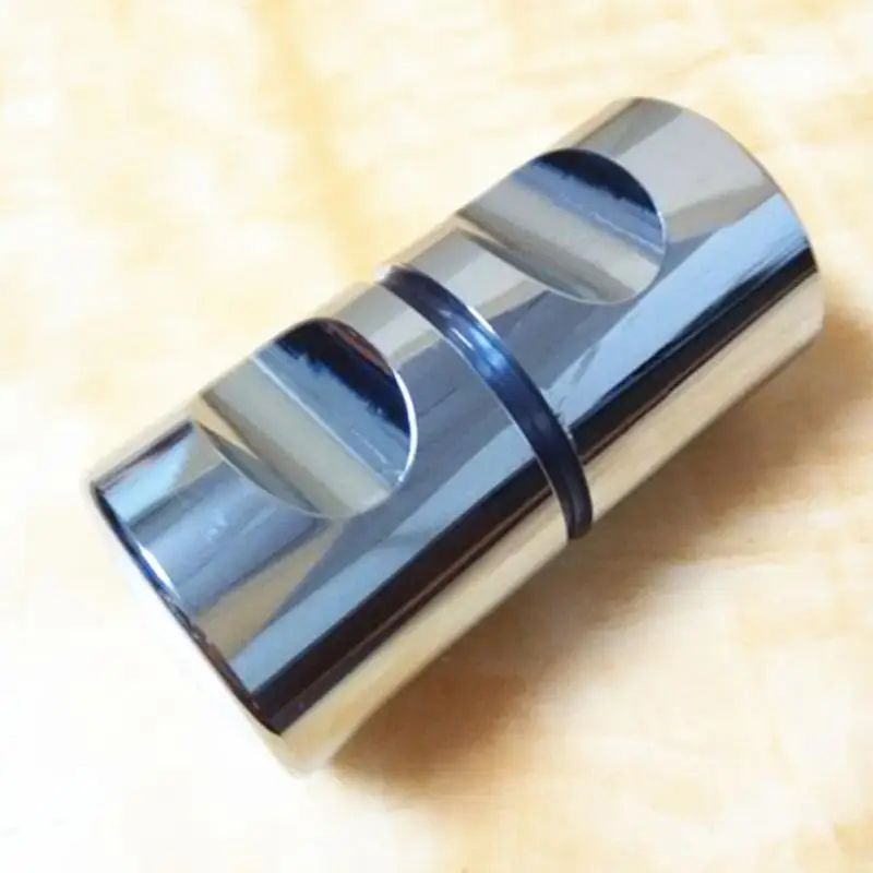25/30mm Aluminum Alloy Door Handle Groove Single Glass Door Knob Bathroom Shower Cabinet Handle w/ Screw Home Hardware