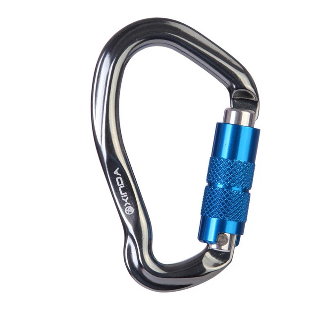 23KN Climbing Lock Safety Buckle Quickdraw Carabiner Quick Release