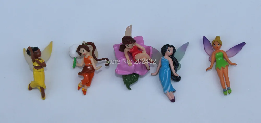 

100pcs/lot Hananoko , Flower Fairy 3.8cm PVC soft material action figures random mixed